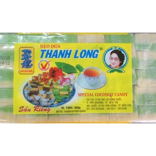 Kẹo dừa thanh long ngon số 1 bến tre 450 gram