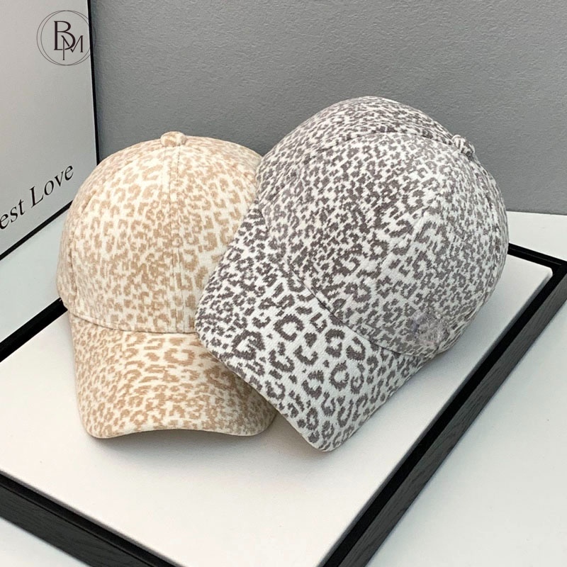 Nón lưỡi trai BANMA họa tiết da báo cá tính thời trang hàn quốc