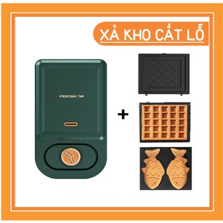 Máy Làm Bánh Mini Đa Năng/Nướng Bánh Mì Sandwich PERSHOW Vô Cùng Tiện Lợi Hấp Dẫn