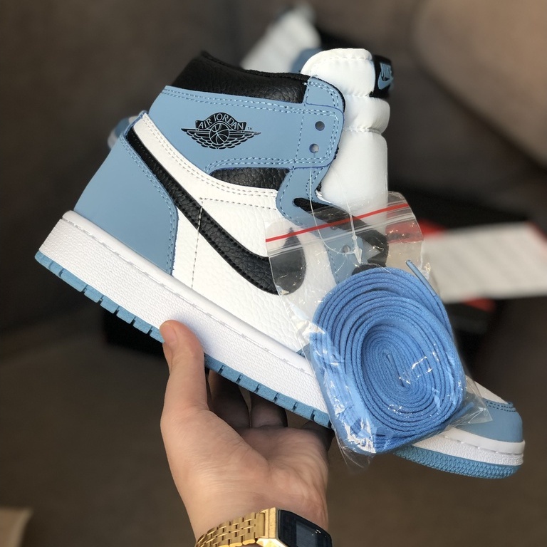 ✔️Giày Jordan 1 High University Blue Xanh Fullbox Kèm Dây✔️