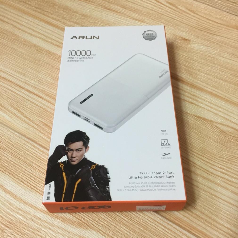 Sạc dự phòng ARUN Mini 3 Pro 10000mAh