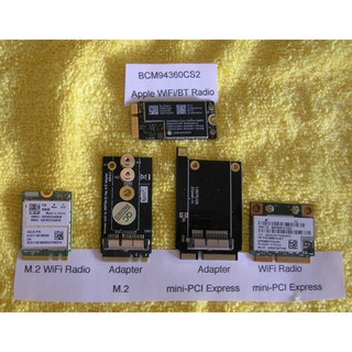 Card Wifi cho Macbook BCM94360CS2 (Hackintosh - Chuẩn ốc H3)