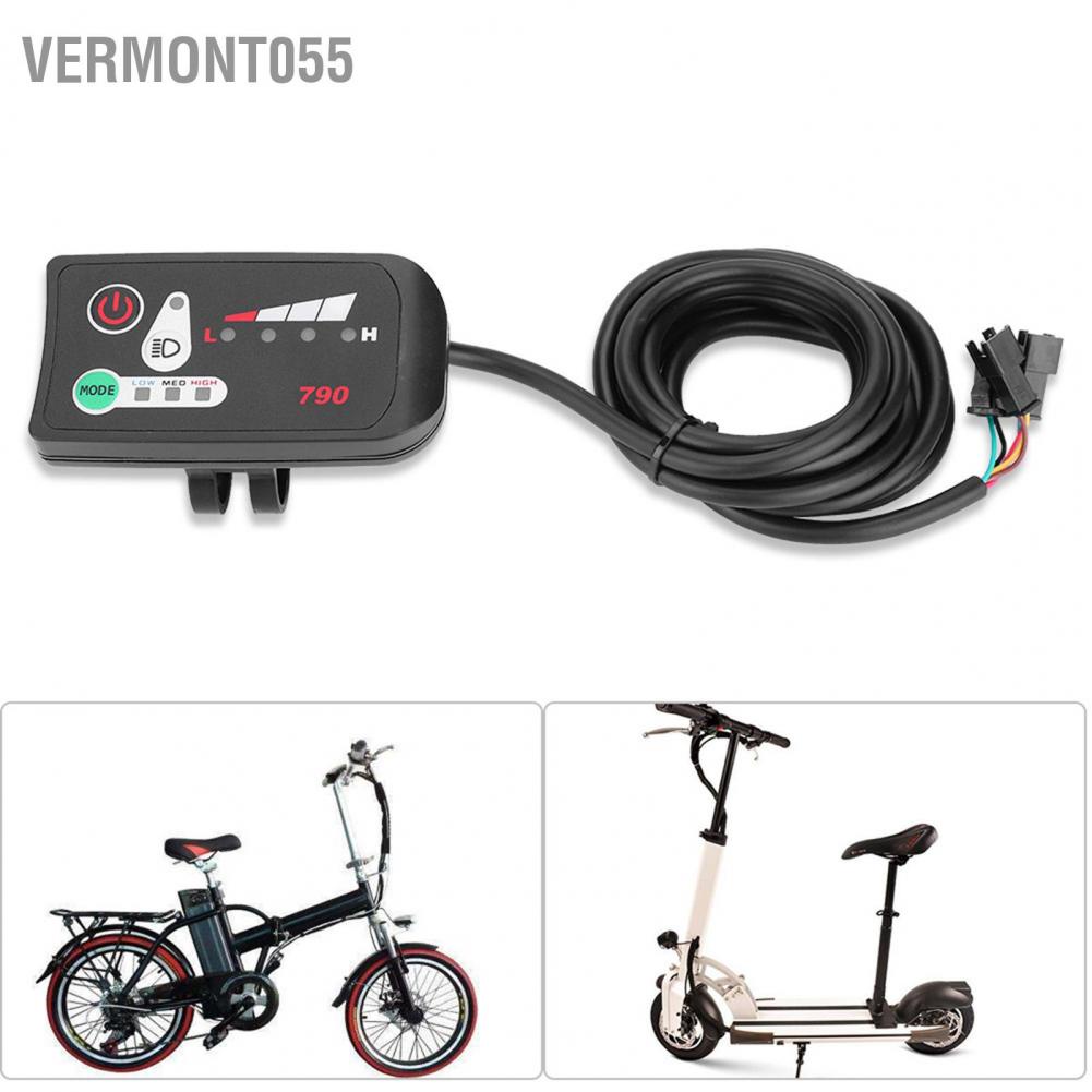 Vermont055 Waterproof LED Display Control Panel DIY Accessory Part for Electric Bike Scooter