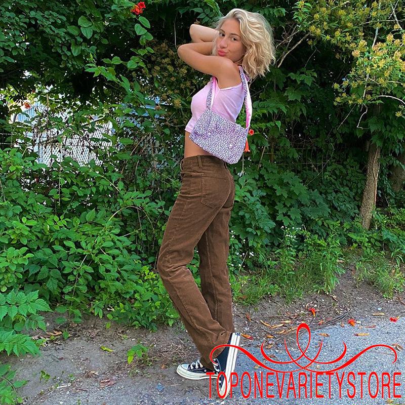 Quần dài lưng cao màu trơn phong cách thời trang cho phái nữ | BigBuy360 - bigbuy360.vn