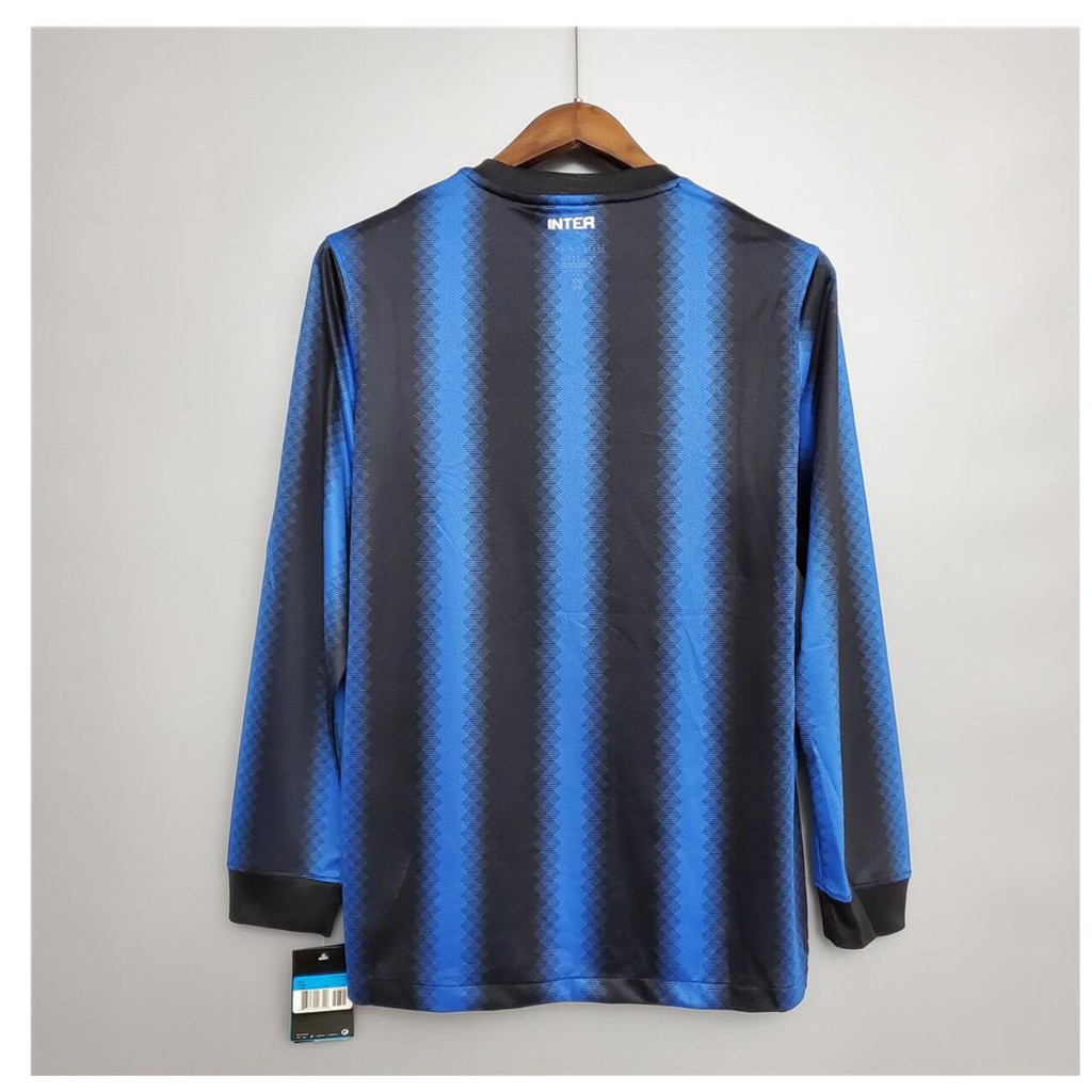 Áo Thun Bóng Đá Đội Tuyển Inter Milan Dài Tay Size S-2xl) 10-11