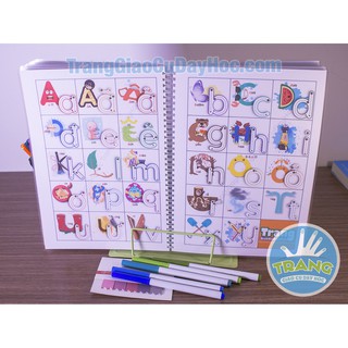 Combo 8 (Toán tập 1, Toán tập 2, Tiếng Việt, Thẻ đếm) - TrangGiaoCuDayHoc