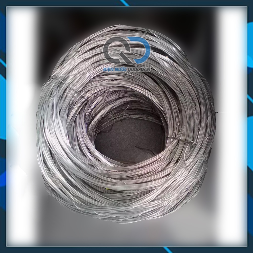 Dây kẽm dạng khoanh 1ly - 1.5ly - 2ly làm dàn cho dây leo, uốn cây cảnh, làm dây phơi