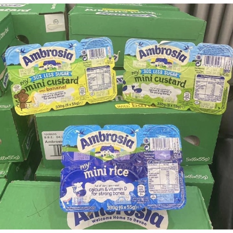 Váng sữa AMBROSIA cho bé 6 tháng của Anh