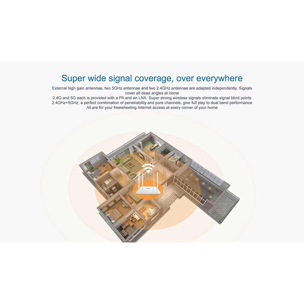 Bộ phát wifi Phicomm K2 chuẩn AC1200 2 băng tần 4 anten chịu tải cao cực kỳ ổn định hỗ trợ Padavan/Openwrt Gocloud | BigBuy360 - bigbuy360.vn