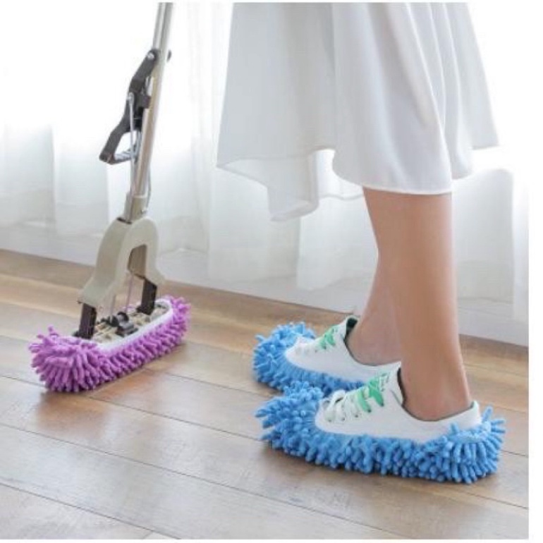 Giày lười 2in1 kiêm dụng cụ lau nhà tiện lợi,Thiết kế sáng tạo tiện dụng cho mọi nhà.