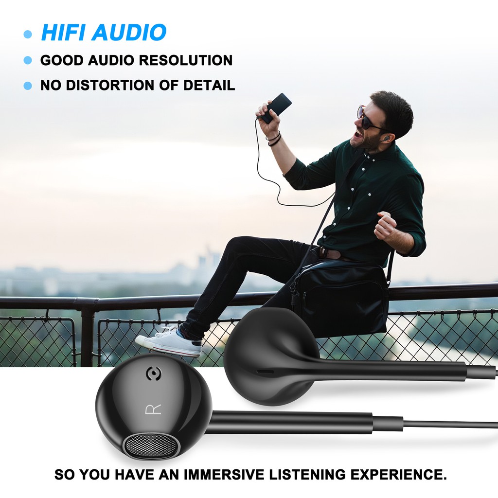 Type C Earphone with Mic Volume Control For Samsung Galaxy S21/S22 Ultra/Note 20 HUAWEI Mate 10 Pro P20 Por P30 p30 Pro XIAOMI MI 9 8 7 6 6X MIX2