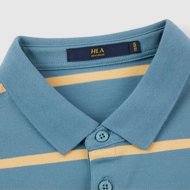 Áo Thun Polo Nam HLA Contrasting Striped Polo Shirt