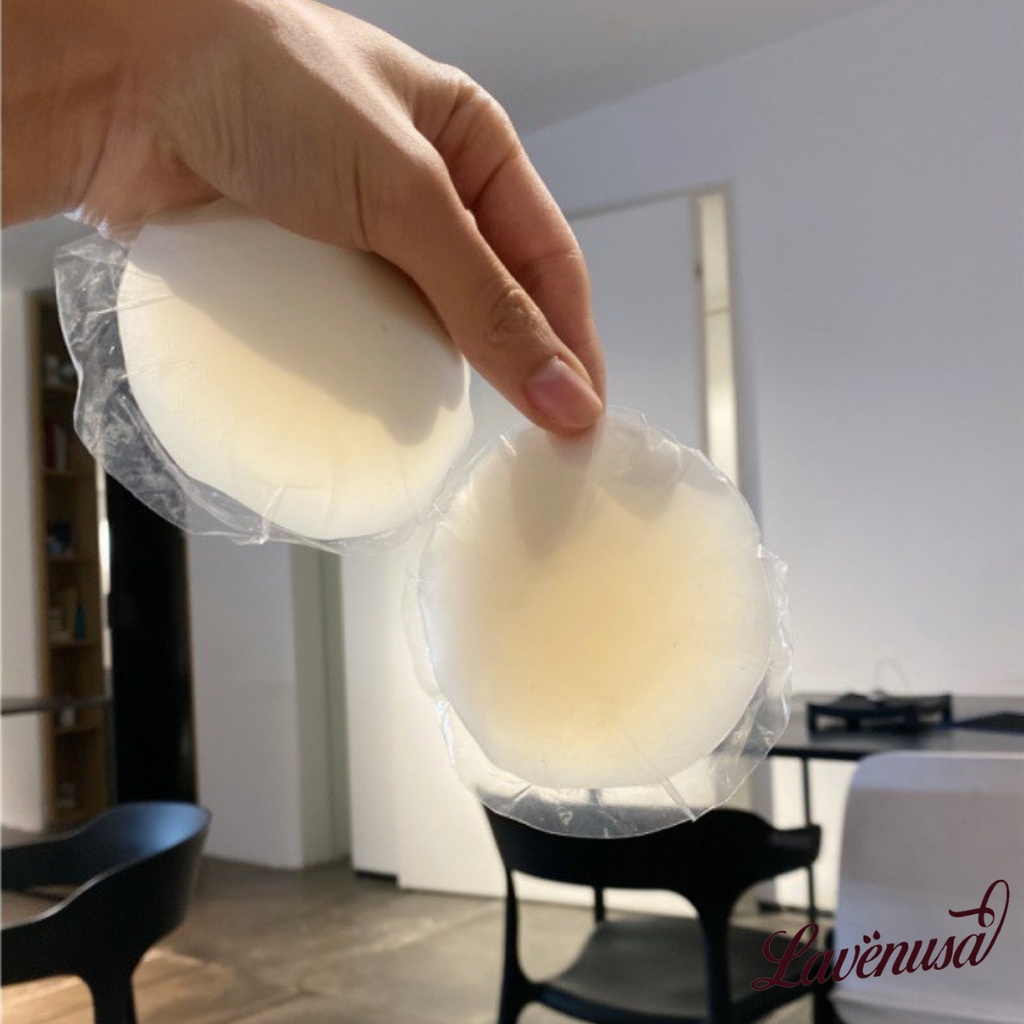 Miếng dán ngực tàng hình silicon siêu dính tái sử dụng nhiều lần LAVENUSA AL38