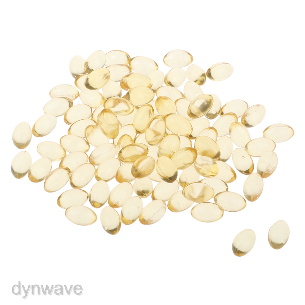 [Hàng mới về] Bộ 100 gel vitamin E chống oxy hóa dưỡng ẩm cho da mặt và tóc