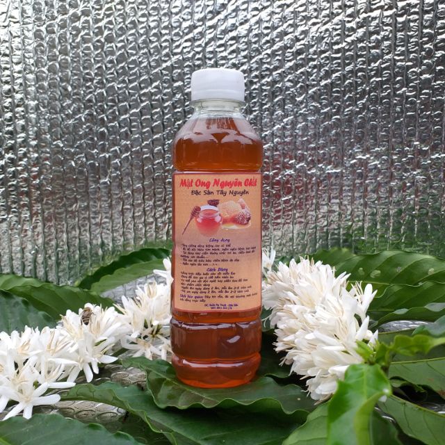 300ml MẬT ONG HOA CÀ PHÊ NGUYÊN CHẤT VÙNG ĐAKLAK. MẬT ONG HOA CÀ PHÊ 100% TỪ HOA CÀ PHÊ(Sản phẩm cam kết cho khách hàng)