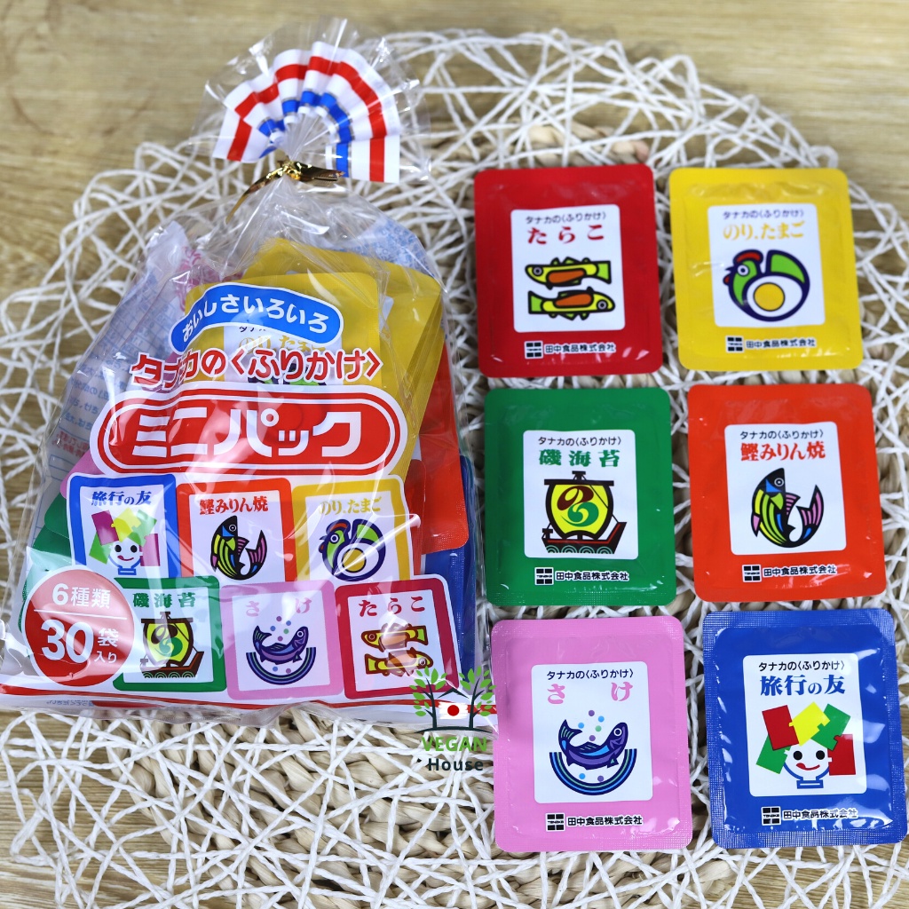 Gia vị rắc cơm cho bé ăn dặm Furikake Nhật Bản 30 gói - T4/2024