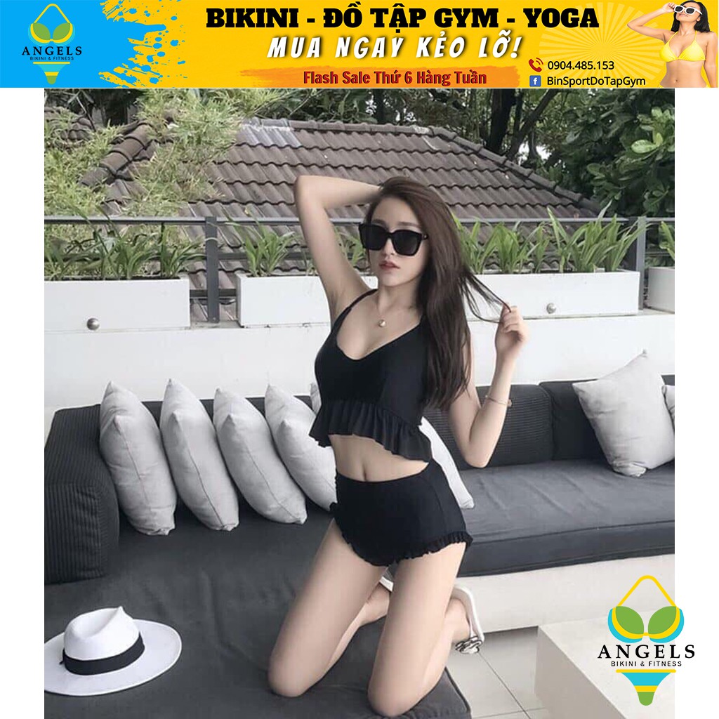 Bikini Hai Mảnh Viền Bèo nhiều màu BHV011 | BigBuy360 - bigbuy360.vn