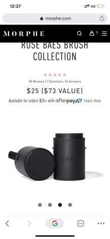 Trả hàng order  Morphe