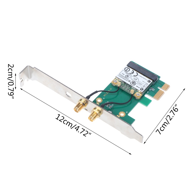 Thẻ Wifi Không Dây AR9287 PCI 300M Kèm Anten Đôi Chuyên Dụng