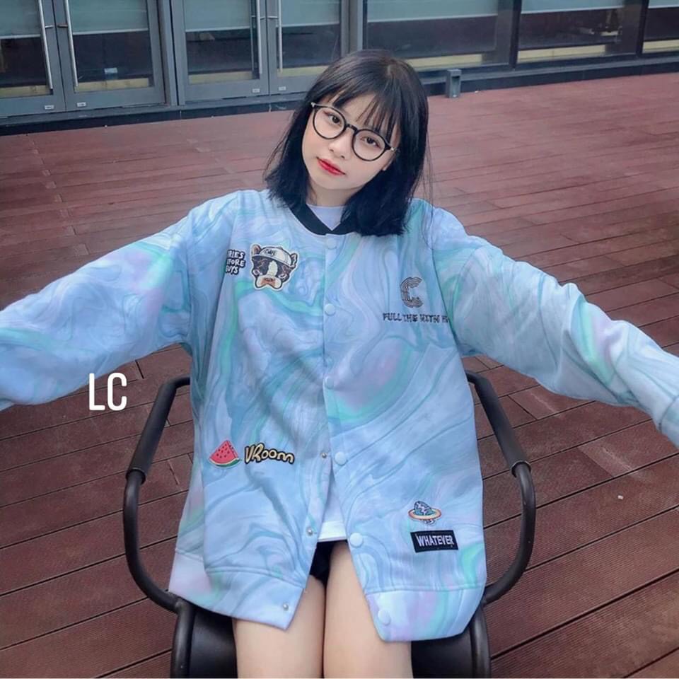 - Hàng nhập khẩu Áo Khoác Dù Mỏng Khuy Bấm Mặt Cún Cá Tính Dáng Rộng Unisex Liên hệ mua hàng 084.209.1989