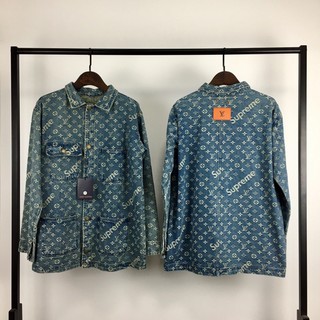 Áo SUPREME x LV Denim Jacket
