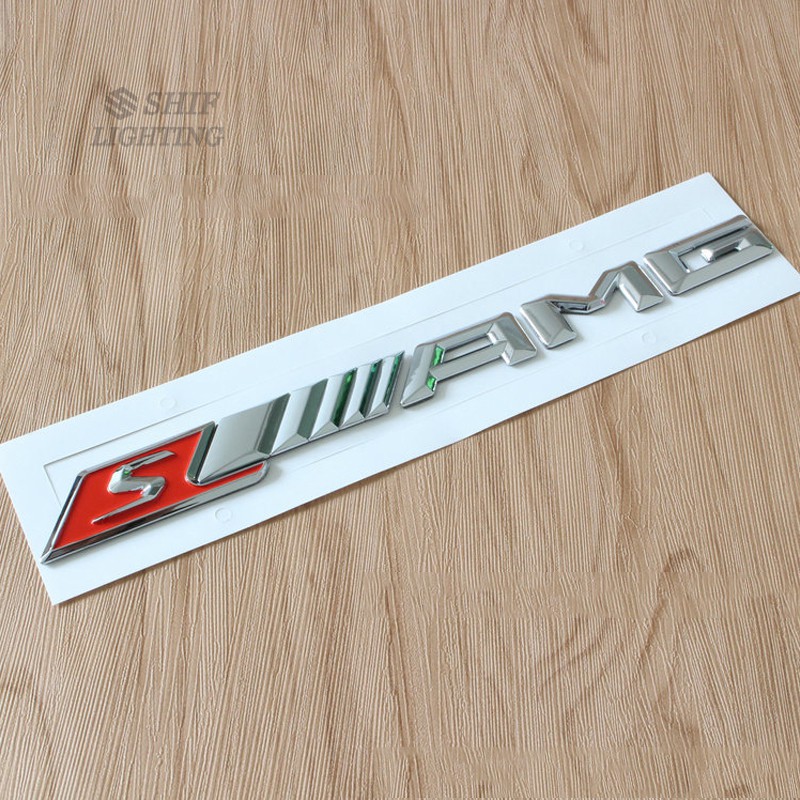 Logo ABS dán trang trí cho xe hơi Mercedes AMG