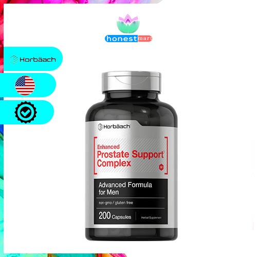 Hỗ trợ tuyến tiền liệt Horbäach Prostate Health Herbal Complex Capsule 200 viên