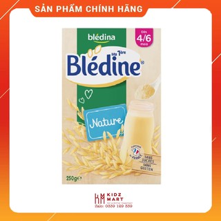 Bột Pha Sữa Bledina vị tự nhiên 4-6M - 250G