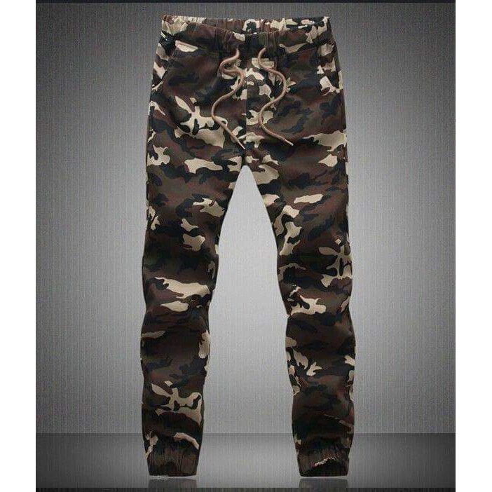 Quần Dài Kaki Jogger Tiến Công Nam Nữ Cá Tính Màu Rằn Ri - TCK28060