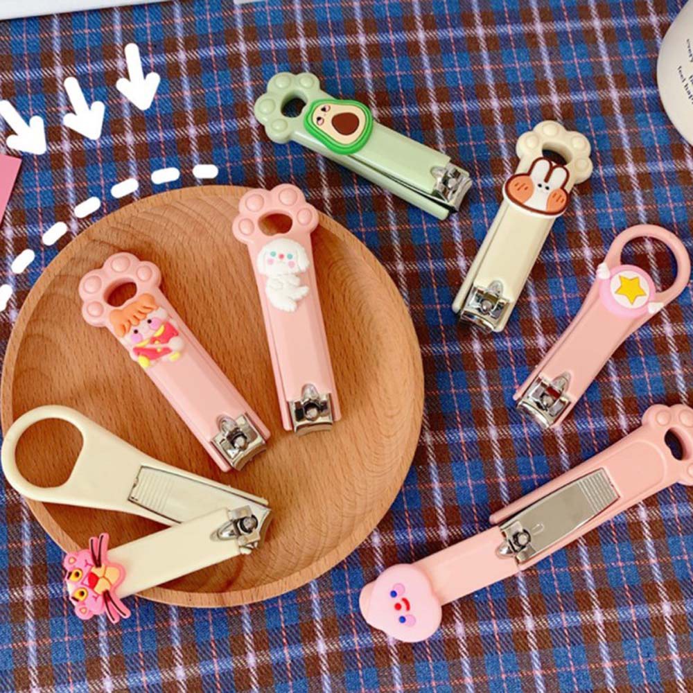 [Hàng mới về] Dụng Cụ Cắt Móng Tay Bằng Thép Hình Trái Cây Hoạt Hình Dễ Thương