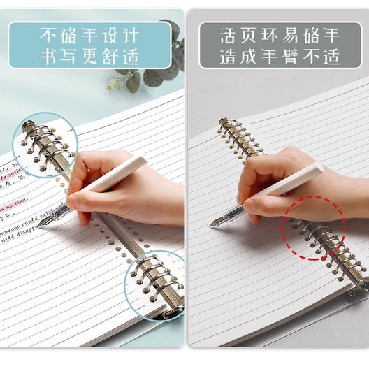Bìa sổ còng bì thư binder nhựa cứng A5 B5 20 26 lỗ đen trắng