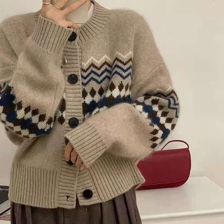 Áo khoác cardigan bằng vải lông cừu mềm mại kiểu dáng thời trang