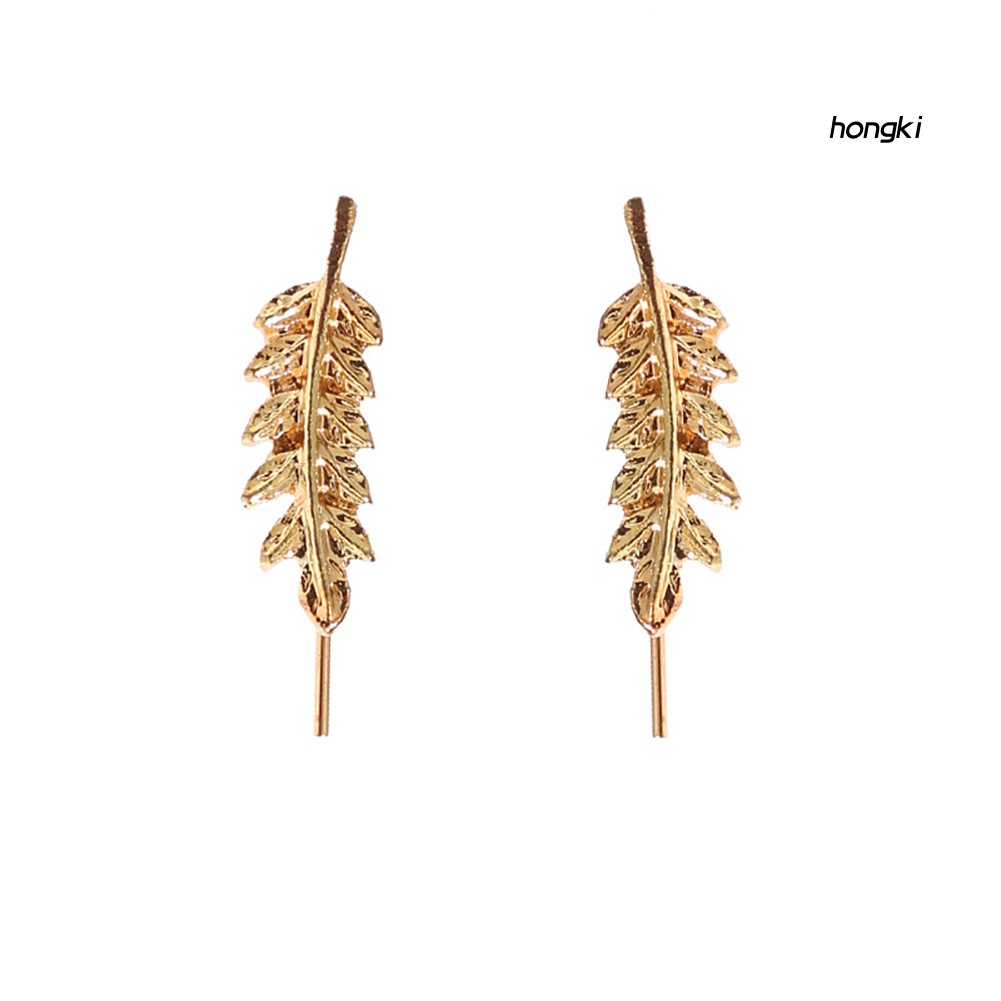 Bông Tai Hình Chiếc Lá Thời Trang Dành Cho Nữ