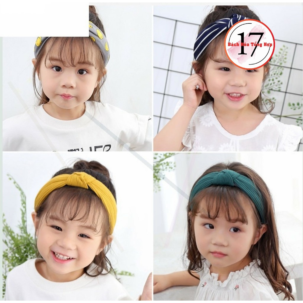 Bờm tóc turban Hàn Quốc, băng đô cài tóc bằng vải siêu đẹp cho nữ và bé gái [11 Mẫu]