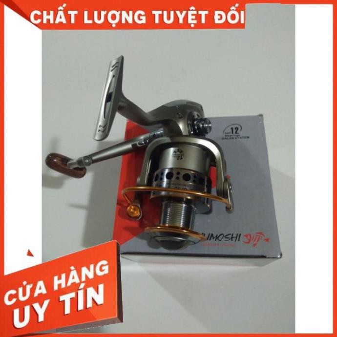 [SALE]  Máy Câu Cá Yomoshi LC Kim Loại 3000-7000 ĐỦ SIZE (TẶNG CƯỚC SHIMANO 100M CACBON )  MÁY CÂU CÁ MÁY ĐỨNG YOMOSHI