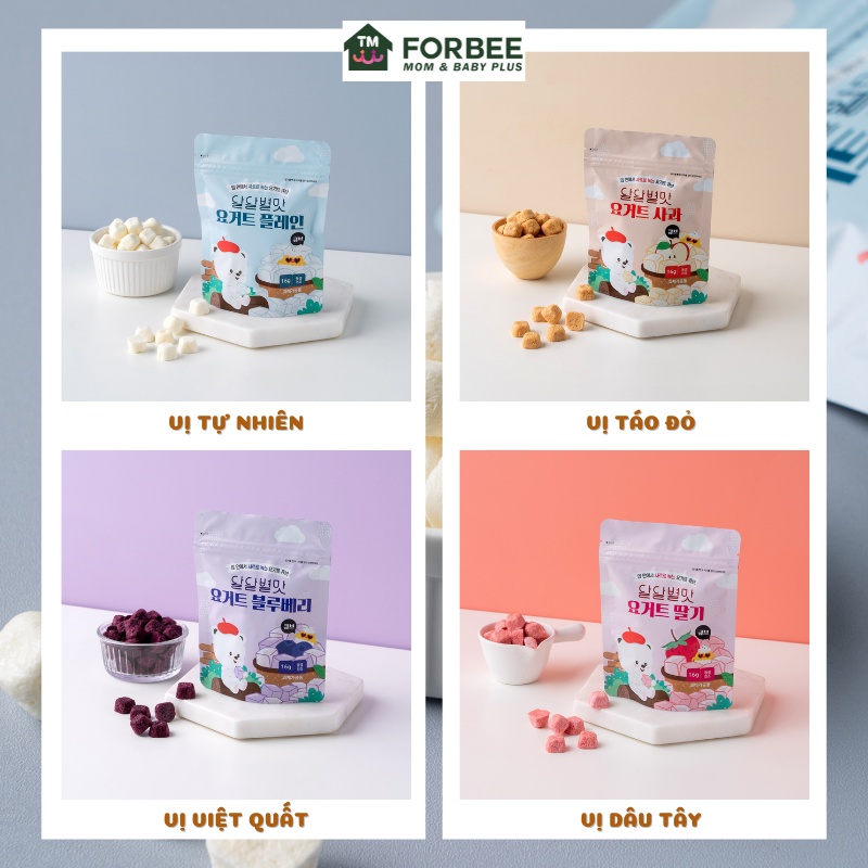 Combo 2 Gói Sữa chua khô Samdowell ALLBARM - Cho bé từ 7 tháng tuổi - FORBEE