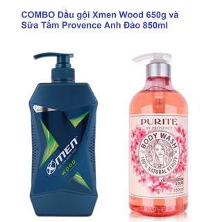 Com Bo Dầu Gội Xmen 650g Và Sữa Tăm Provence 850ml Chính Hãng