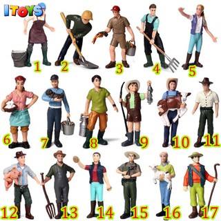 Bộ mô hình nhiều bác nông dân chăn nuôi siêu chất cho bé