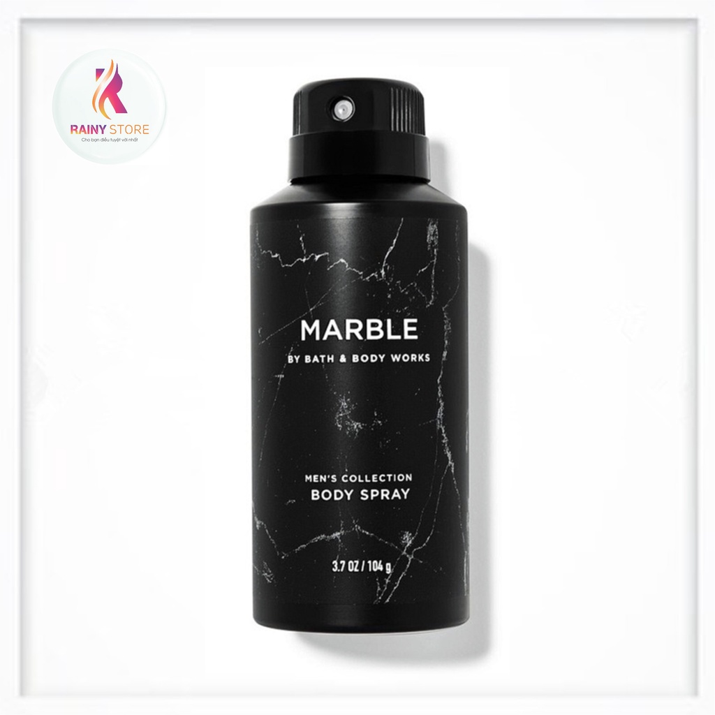 Xịt thơm toàn thân cho nam Bath &amp; Body Works Marble 104g