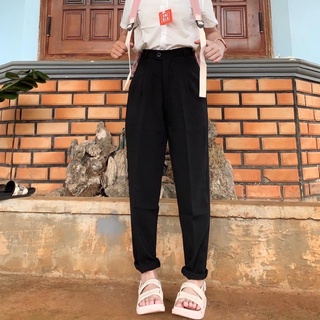 Quần tây baggy đai đắp lệch