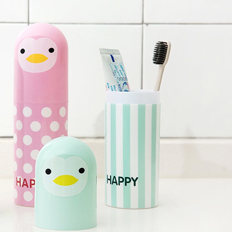 [Hàng mới về] Hộp đựng bàn chải đánh răng/ kem đánh răng tiện lợi khi đi du lịch