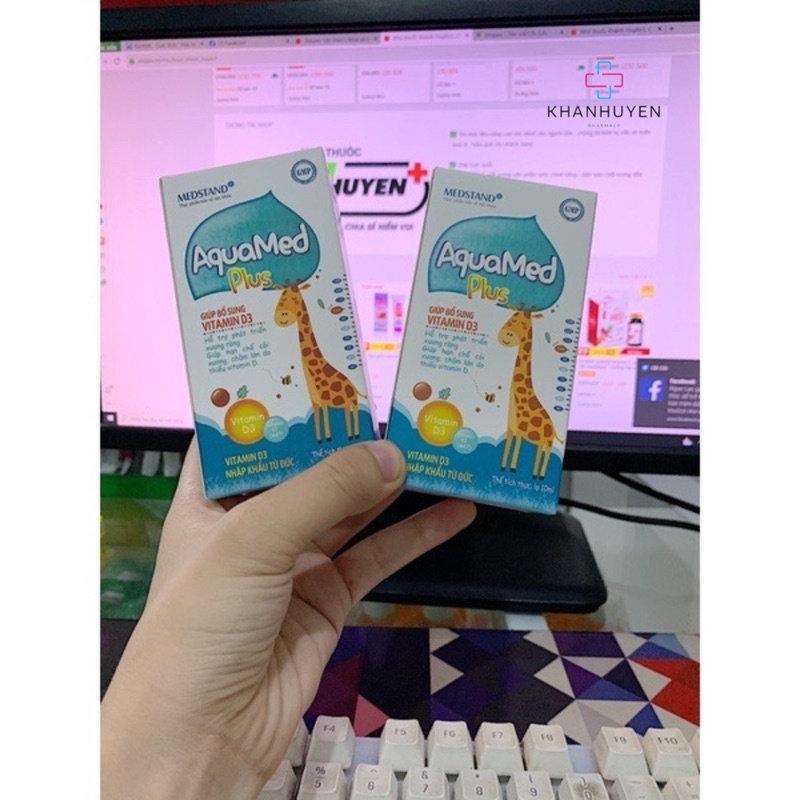 Aquamed plus -Bổ sung D3 , K2