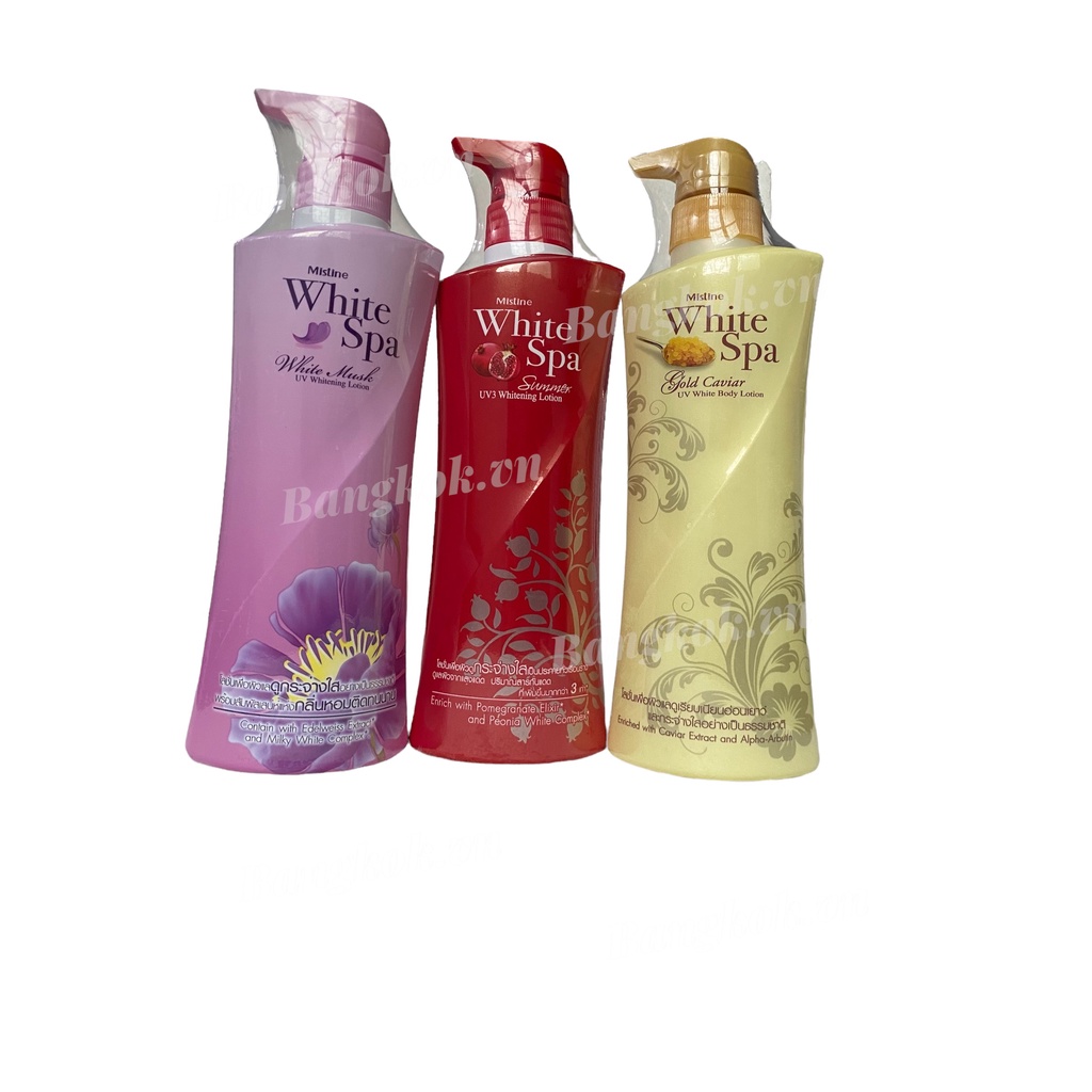 Combo 6 chai dưỡng thể White spa( trộn màu tùy ý)