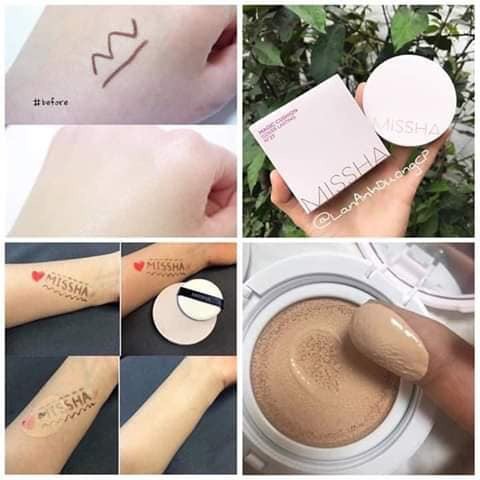 Cusion Missha/ Phấn Nước Mỏng Mịn, Che Phủ Tốt, Lâu Trôi Missha Velvet Finish Cushion SPF50+ PA+++ 15g