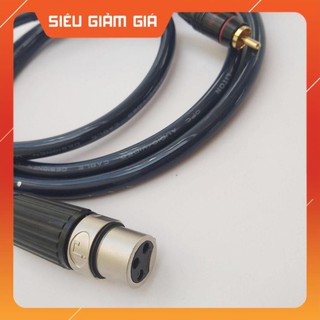 Dây 1 canon cái ra 2 RCA 1.5m cắm vang xuống sub dây Liton