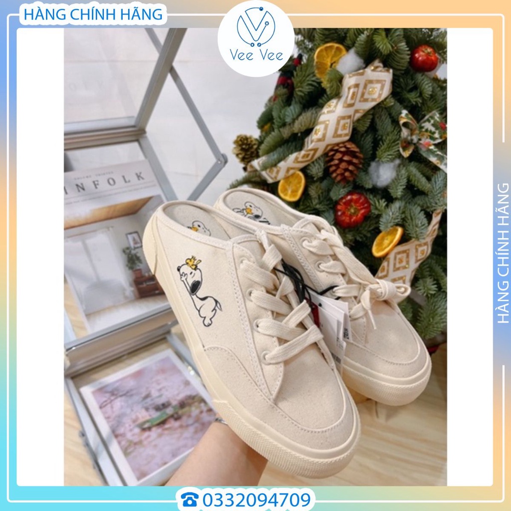GIÀY MULE ZARA SNOOPY - DẠNG SỤC - FREESHIP FULLBOX - HÀNG CÓ SẴN