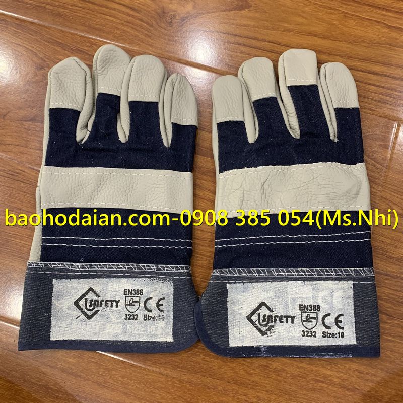 Găng tay da chống tia lửa và bức xạ nhiệt Usafety US-GL-P019