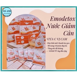 EMO DETOX GIẢM CÂN Vị CAM (Chính Hãng )+Chai 100ml