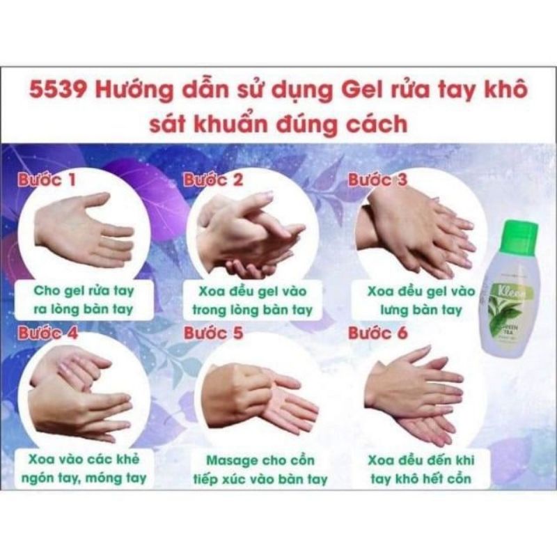 Gel Rửa Tay Khô Không Cần Nước 60 mL