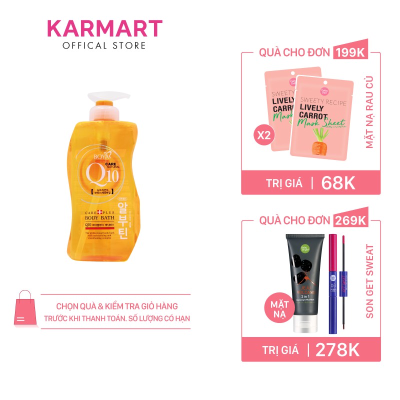 Sữa tắm Q10 Boya Body Bath 800ml